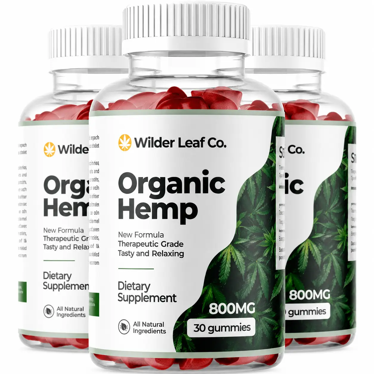 Wilder Leaf Organic Hemp three bottle popular package